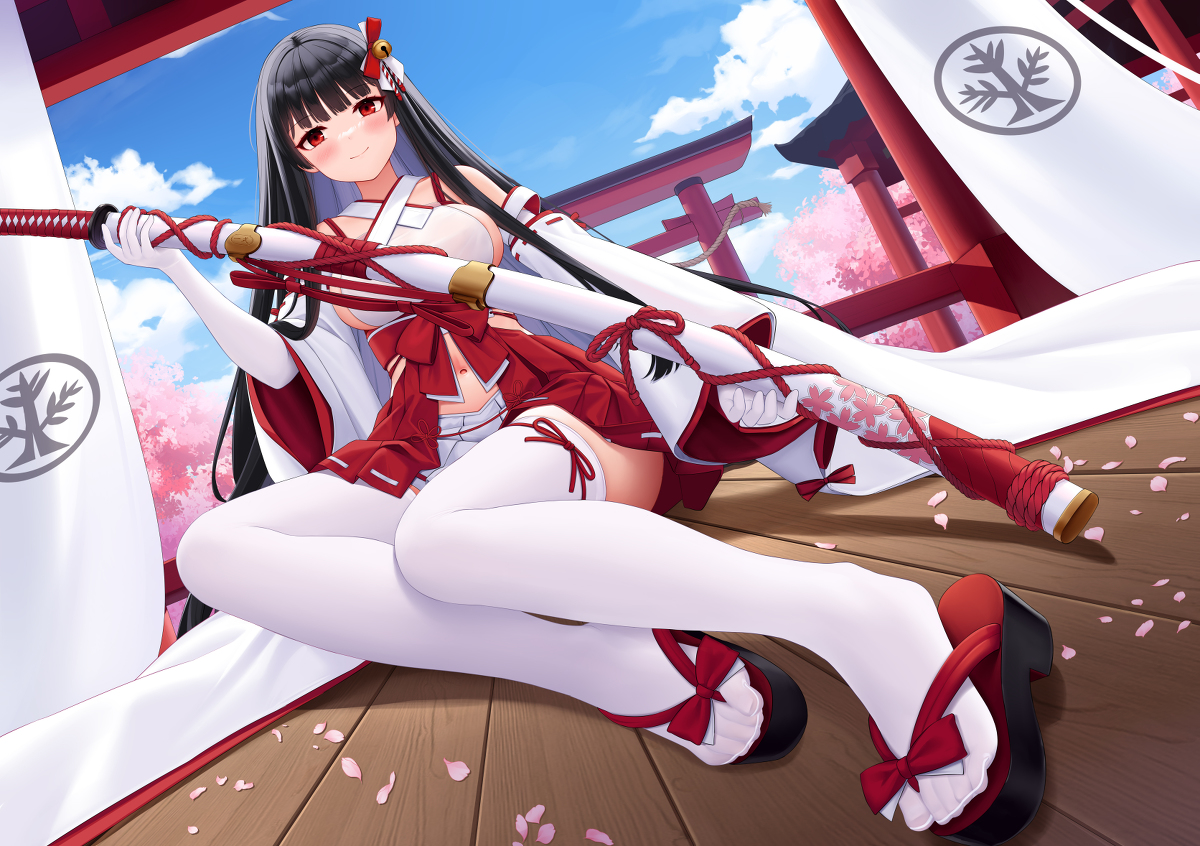 This is a pixiv picture whose title is 神木雨音.