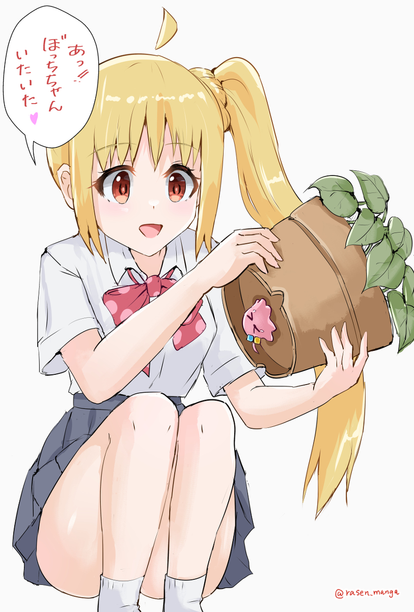 This is a pixiv picture whose title is どこに隠れてもぼっちちゃんを見つけてくれる虹夏ちゃん.