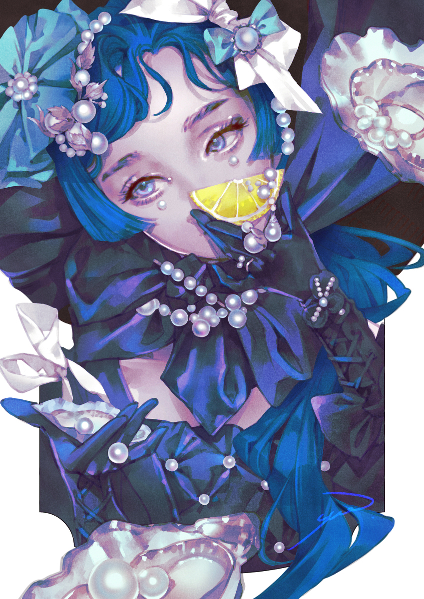 This is a pixiv picture whose title is 【誕生石シリーズ】PEARL.