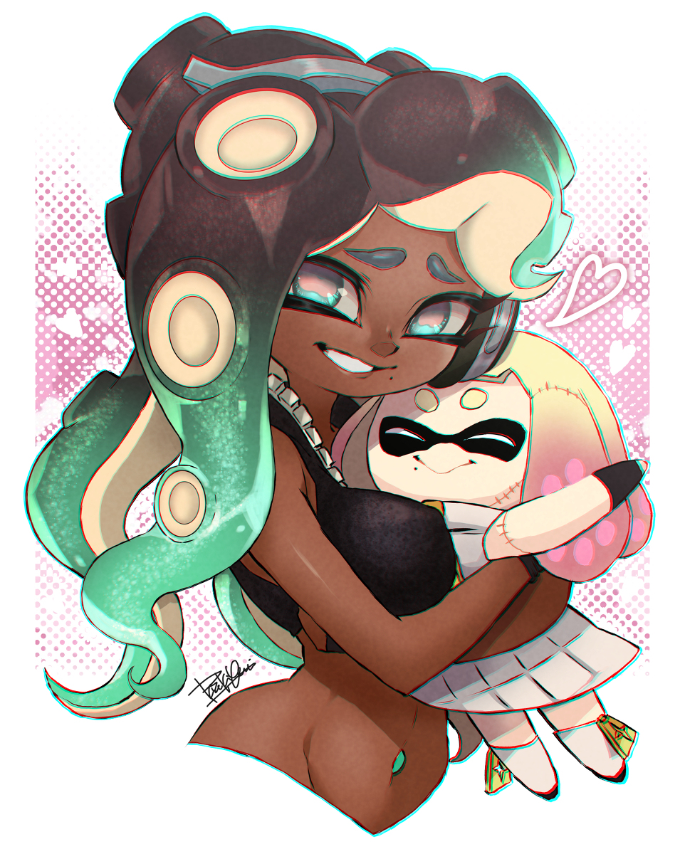 This is a pixiv picture whose title is 💚「センパイのぬいぐるみはお手製なんですよ」.