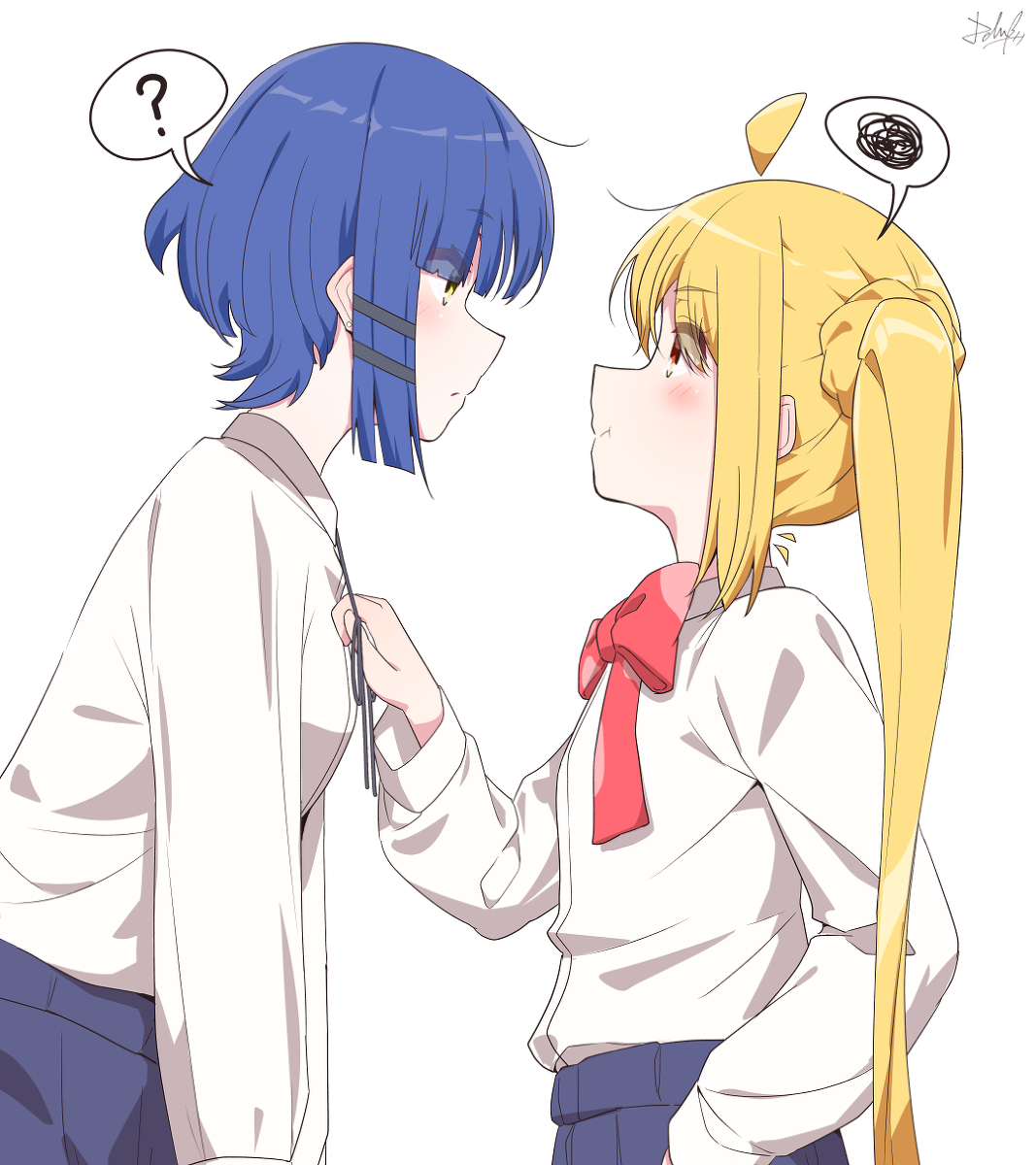 This is a pixiv picture whose title is ぐい→　ちゅ.