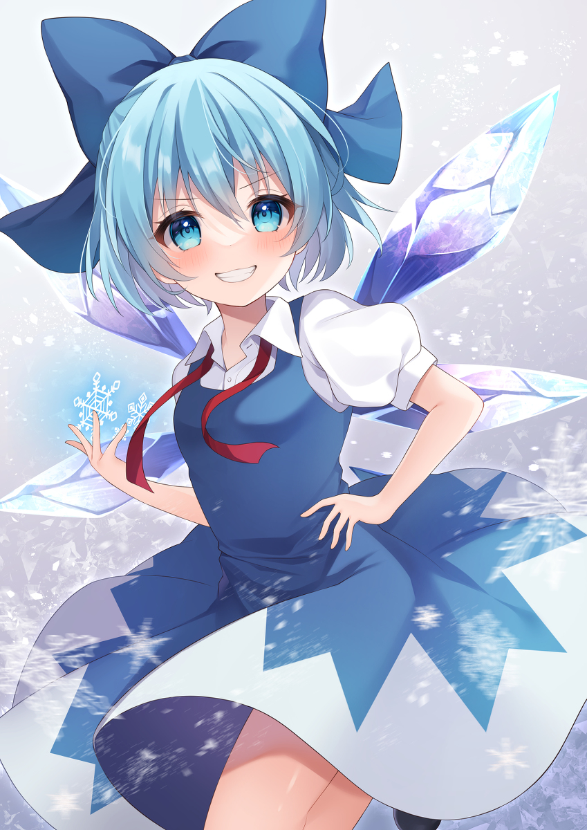 This is a pixiv picture whose title is チルノ.