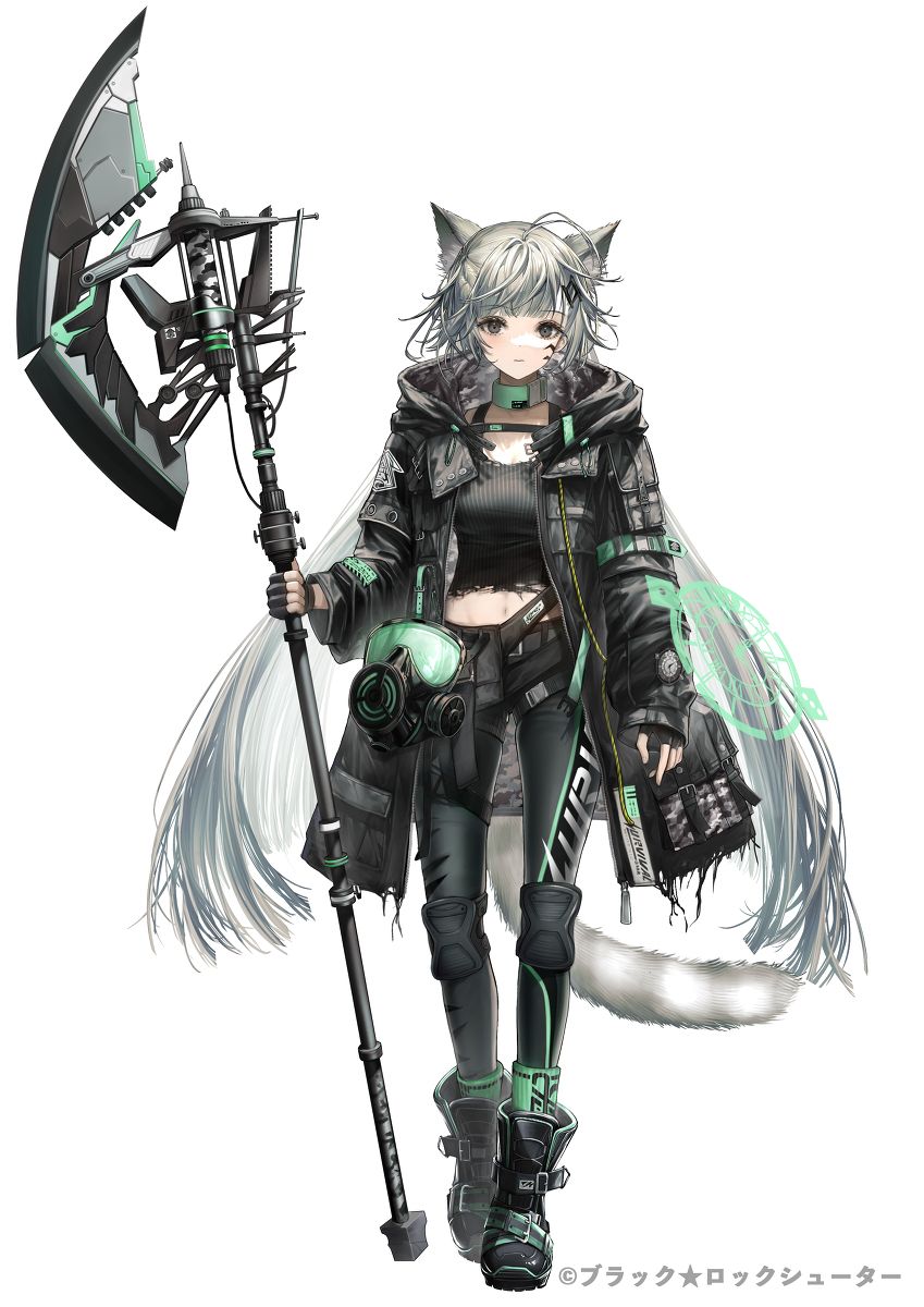 This is a pixiv picture whose title is 【お仕事絵】BRSF★5兵装 フーリン[森然迷彩].