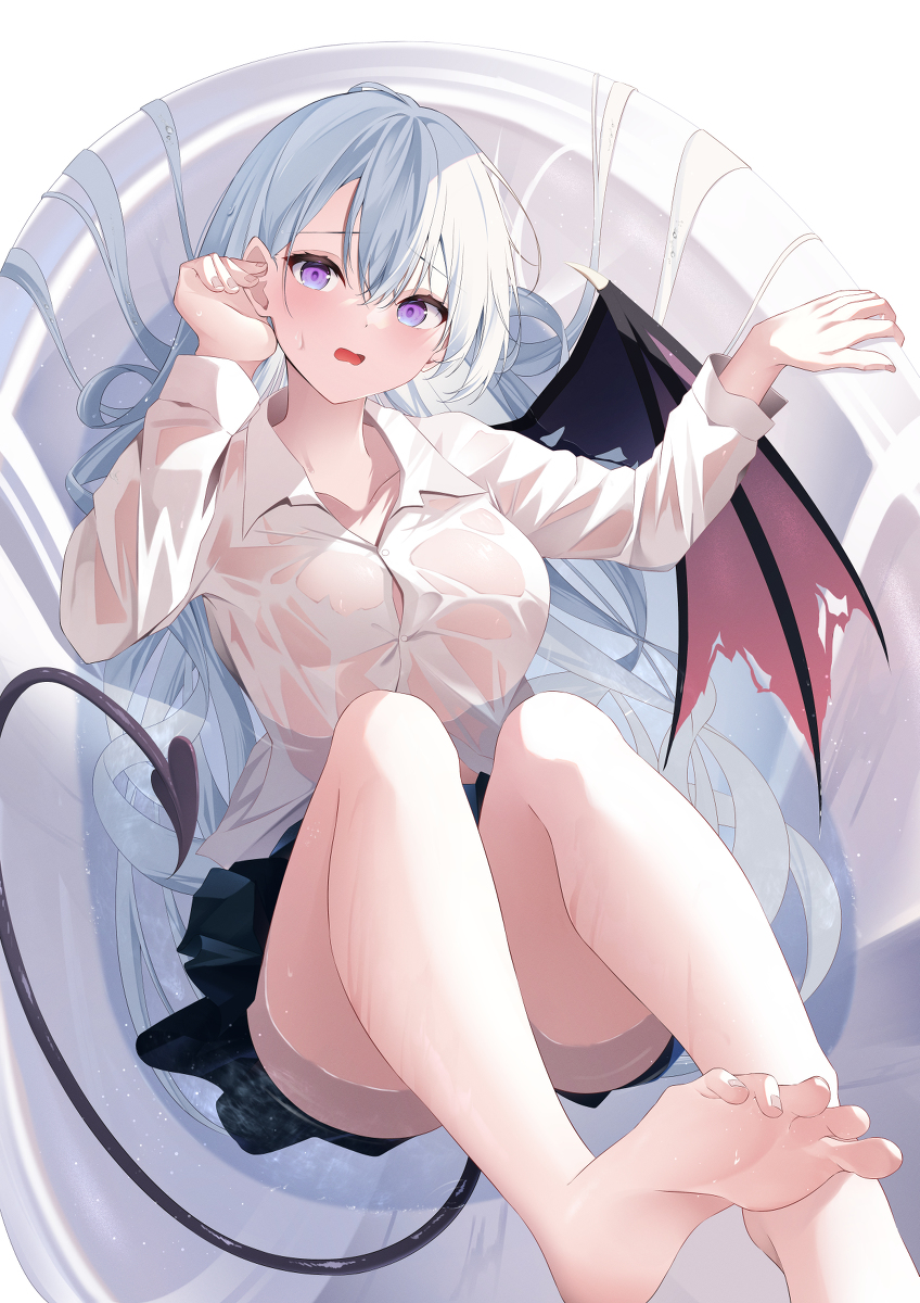 This is a pixiv picture whose title is 片翼ちゃん.