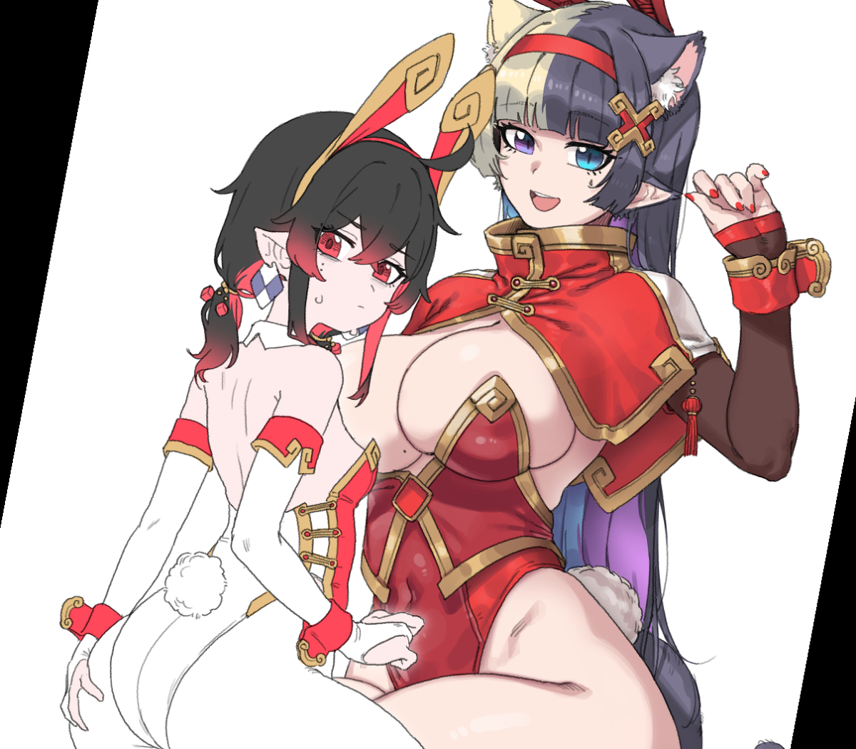 This is a pixiv picture whose title is 【WIP】春！.