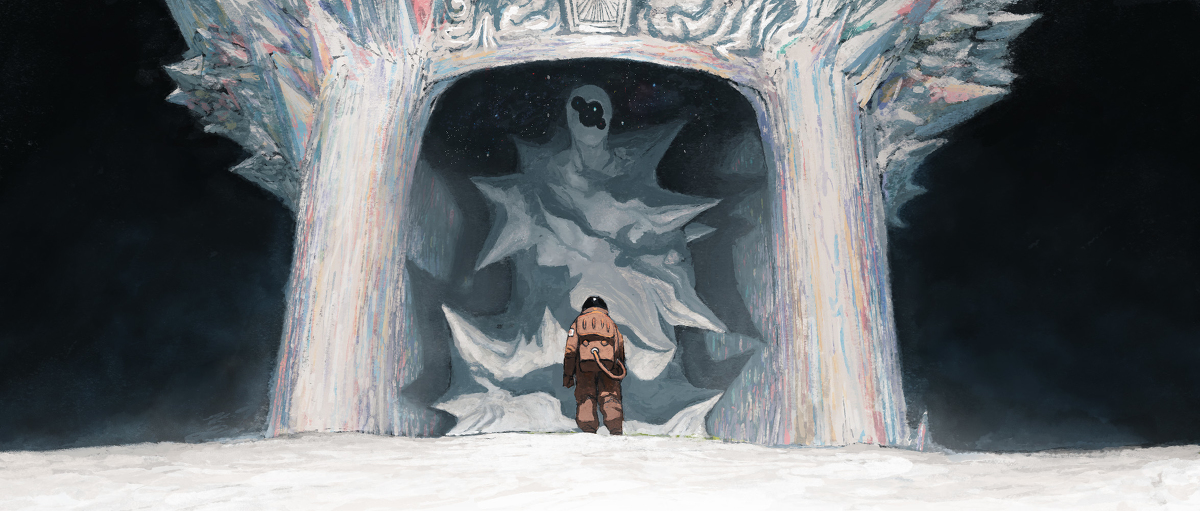 This is a pixiv picture whose title is 外来宗教.