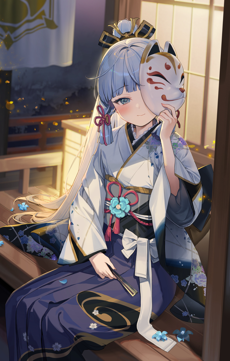 This is a pixiv picture whose title is 綾華❄.