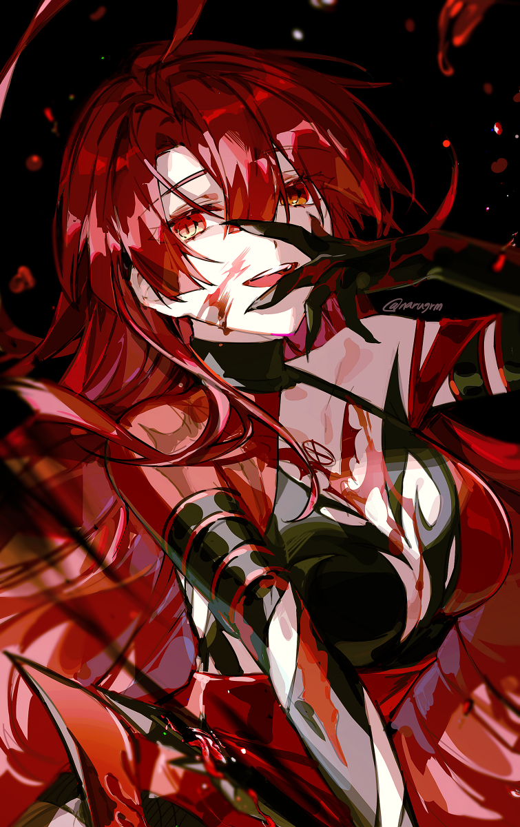 This is a pixiv picture whose title is Bloody Queen.