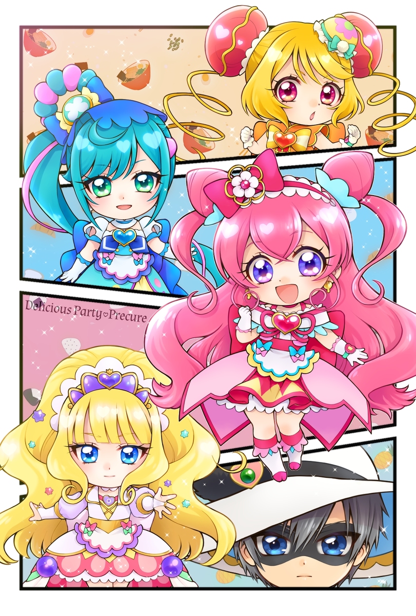 This is a pixiv picture whose title is デリシャスパーティ♡プリキュア.