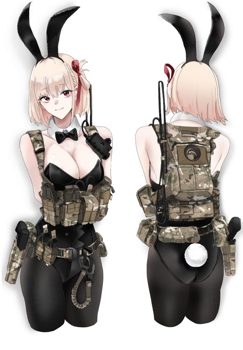 This is a pixiv picture whose title is Nishikigi🐰🔫.