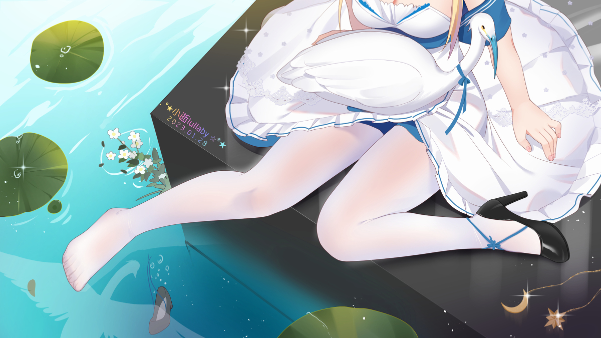 This is a pixiv picture whose title is 朱诺的雪糕-白鸟花园.