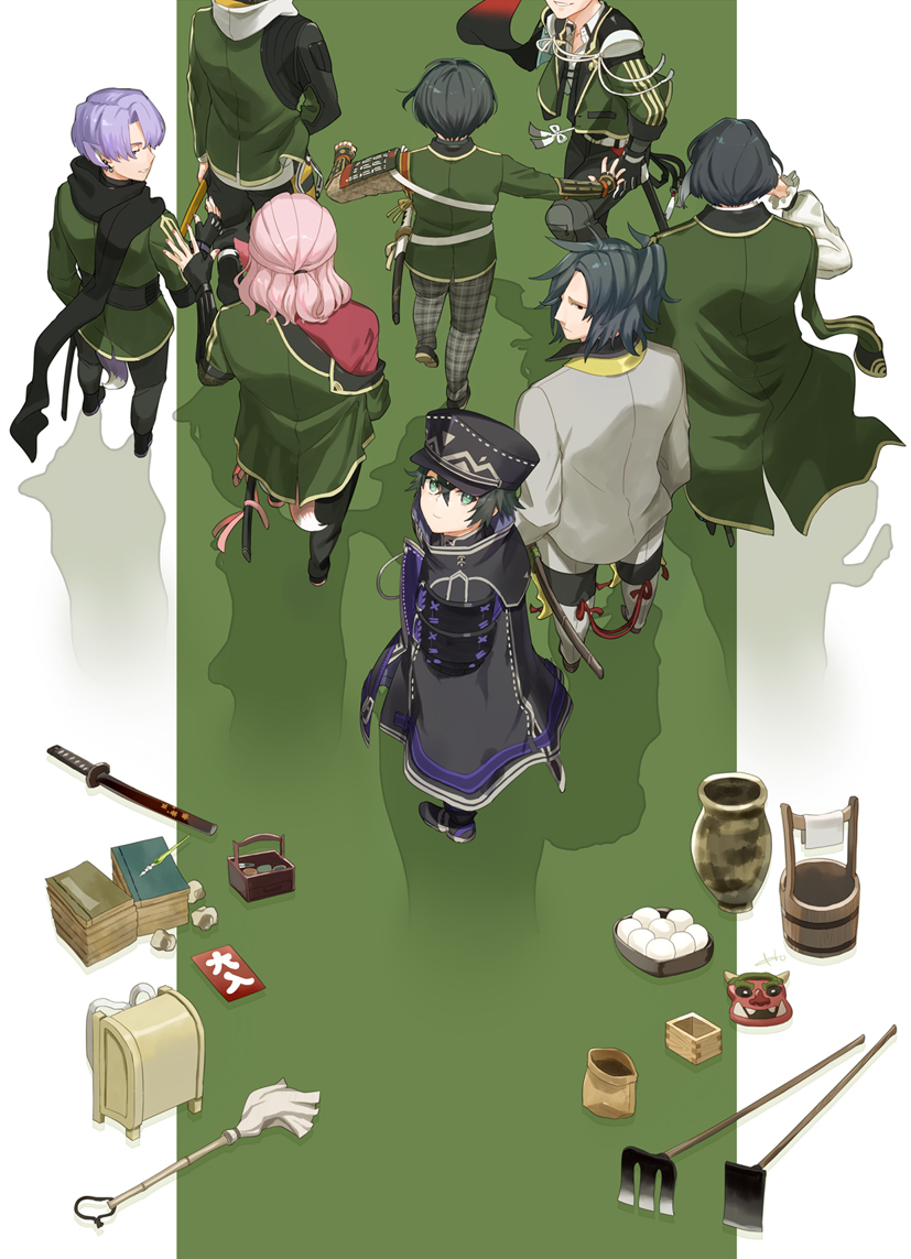 This is a pixiv picture whose title is 長い影引き連れて.