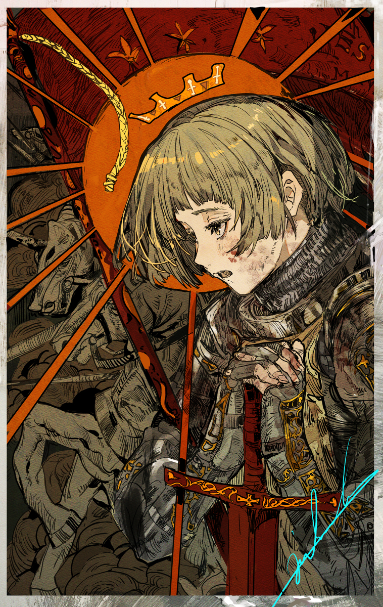 This is a pixiv picture whose title is 若き運命の救世主.