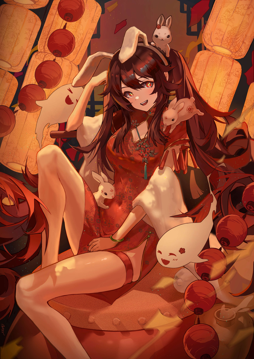 This is a pixiv picture whose title is 春节快乐.