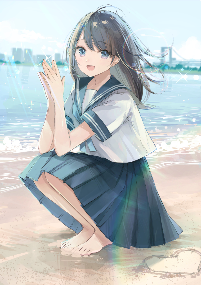 This is a pixiv picture whose title is 🏝🗼✨.