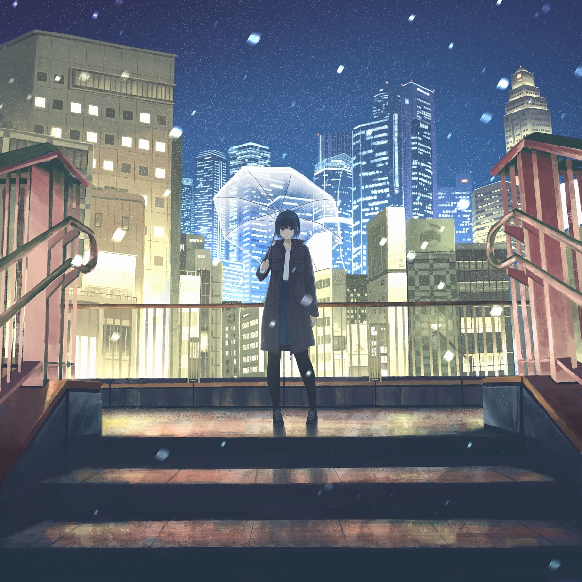 This is a pixiv picture whose title is つめたい.