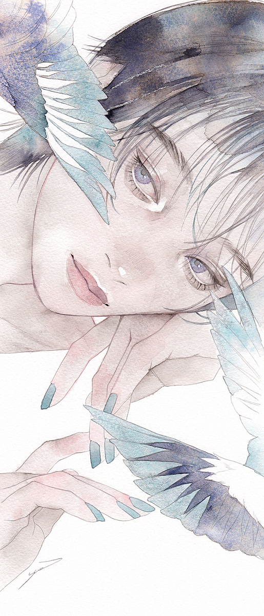 This is a pixiv picture whose title is 銀花（ぎんか）.
