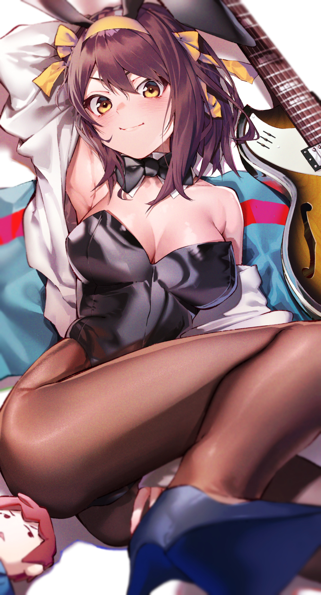 This is a pixiv picture whose title is 涼宮ハルヒ.
