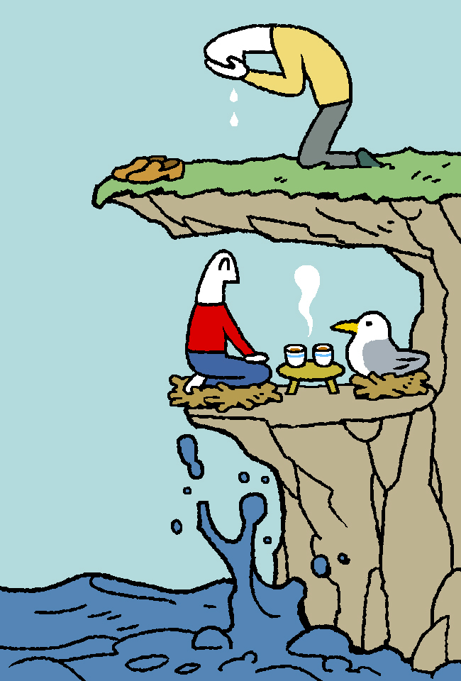 This is a pixiv picture whose title is 友達.