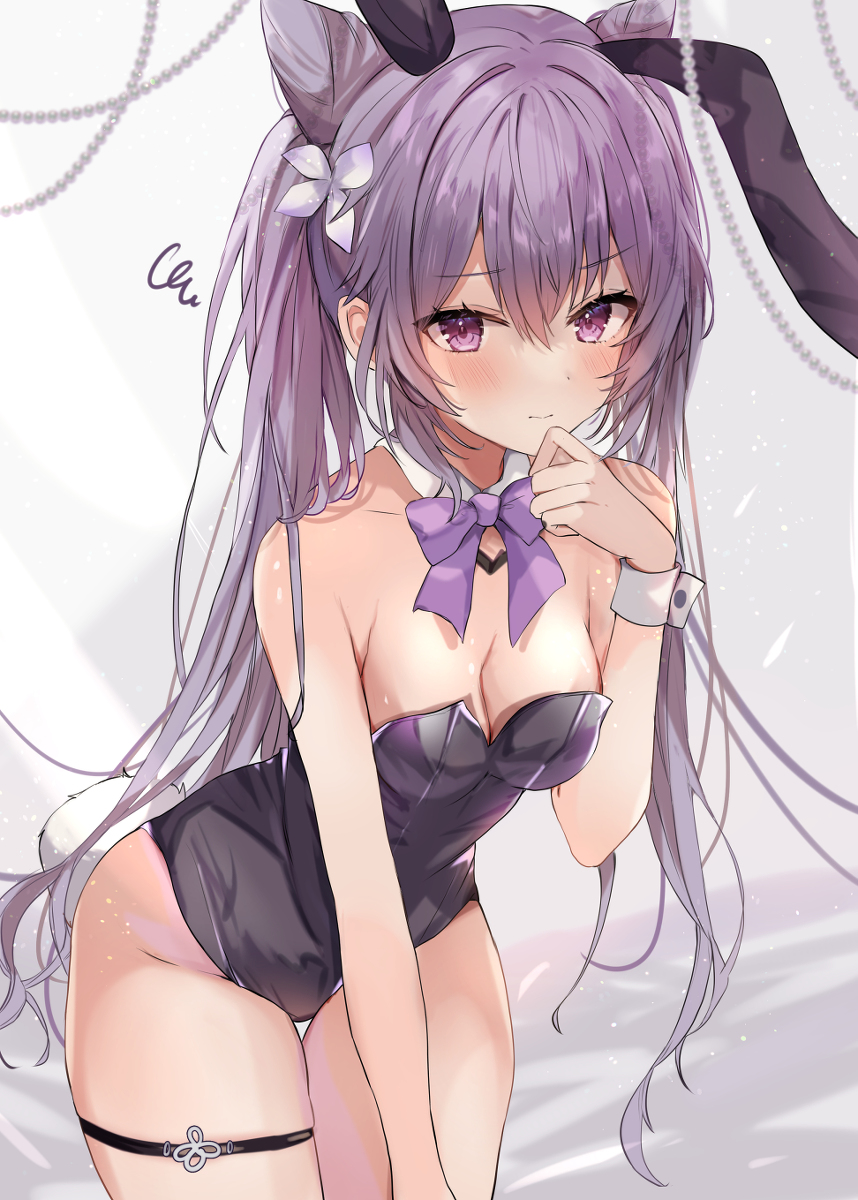 This is a pixiv picture whose title is バニー刻晴.