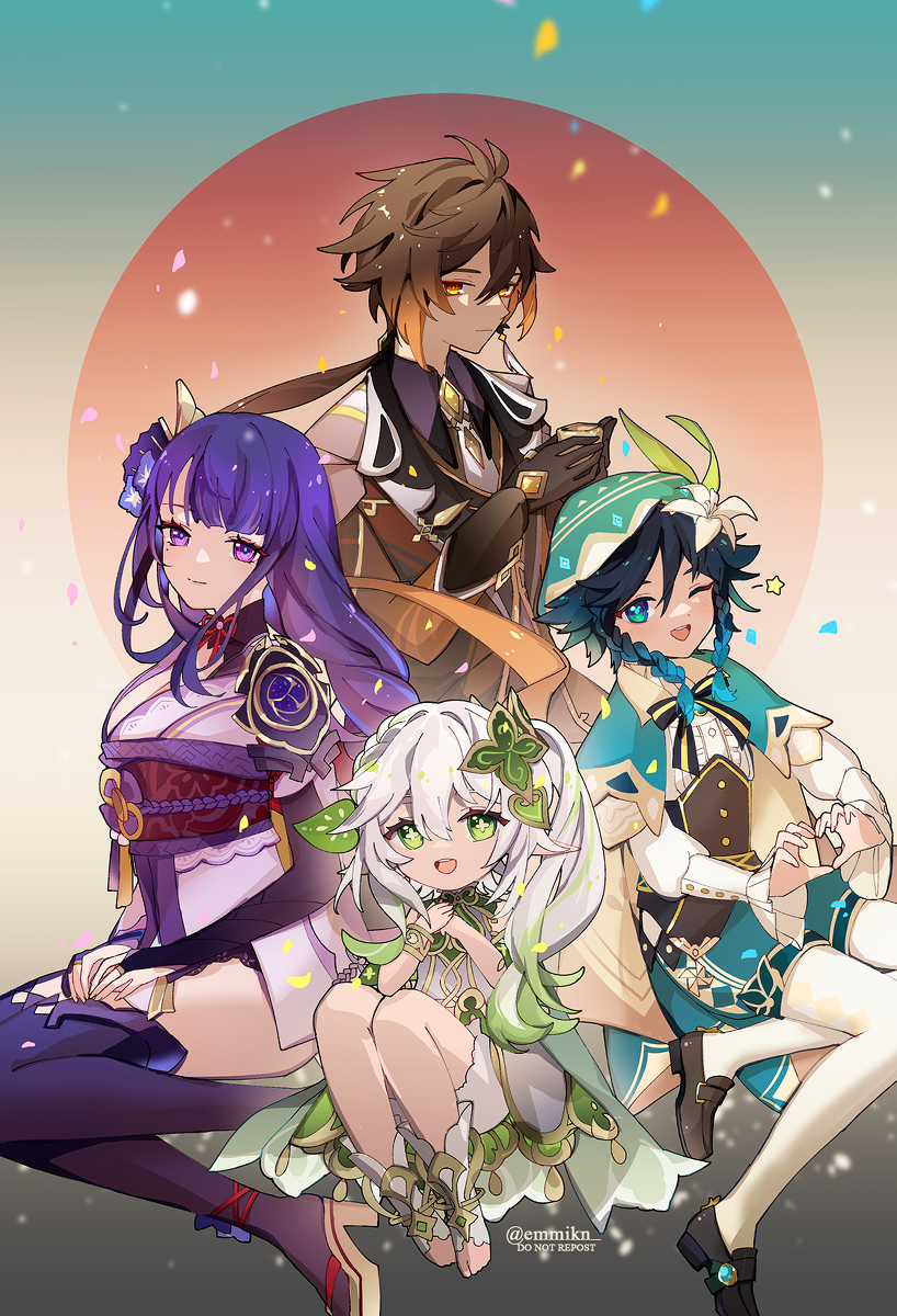 This is a pixiv picture whose title is 4archons.