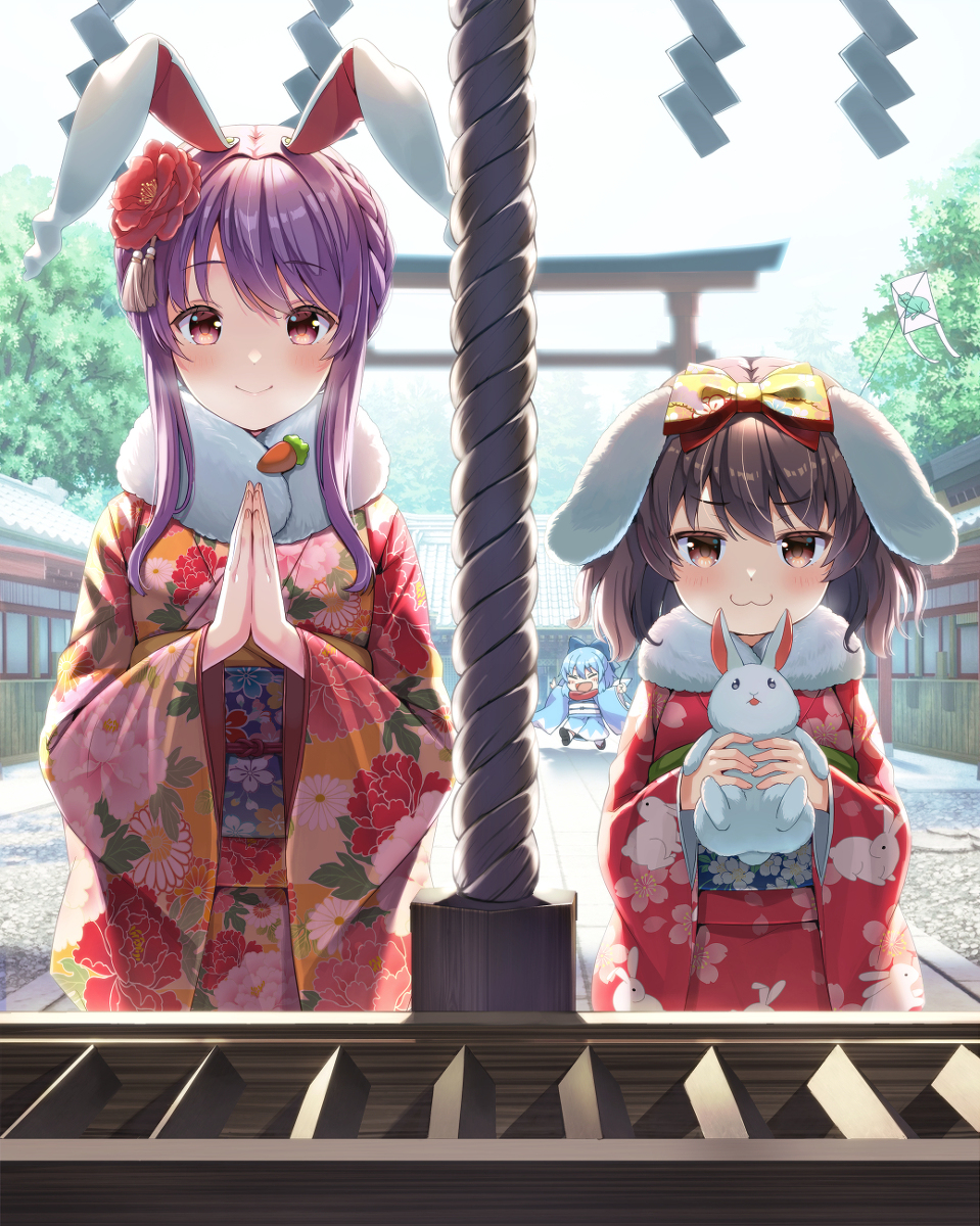 This is a pixiv picture whose title is ２０２３年兎年.