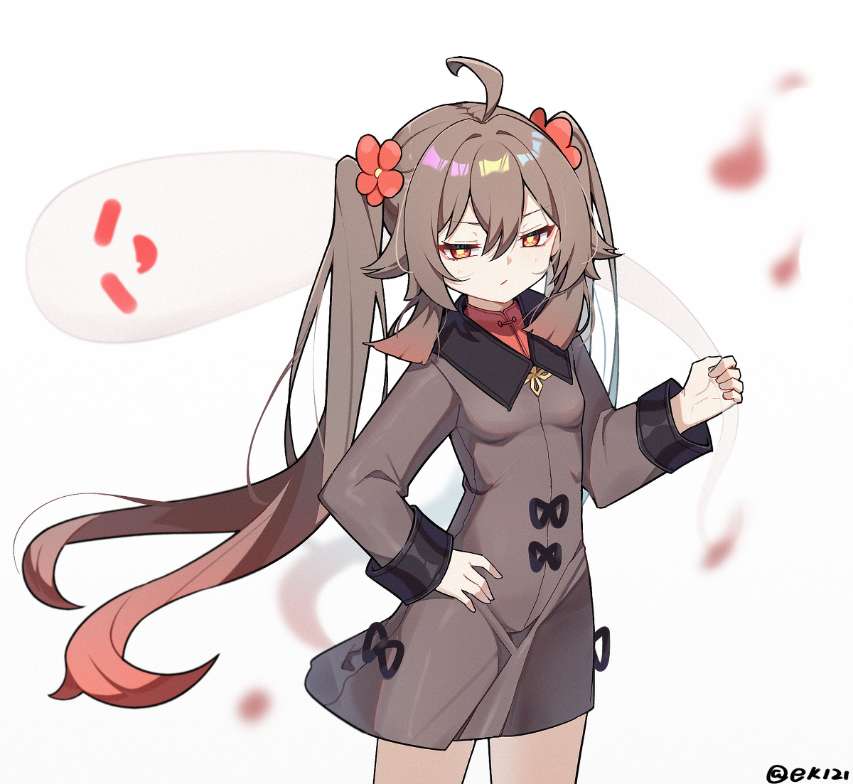 This is a pixiv picture whose title is 胡桃要来力( ‵▽′)ψ❤❤.