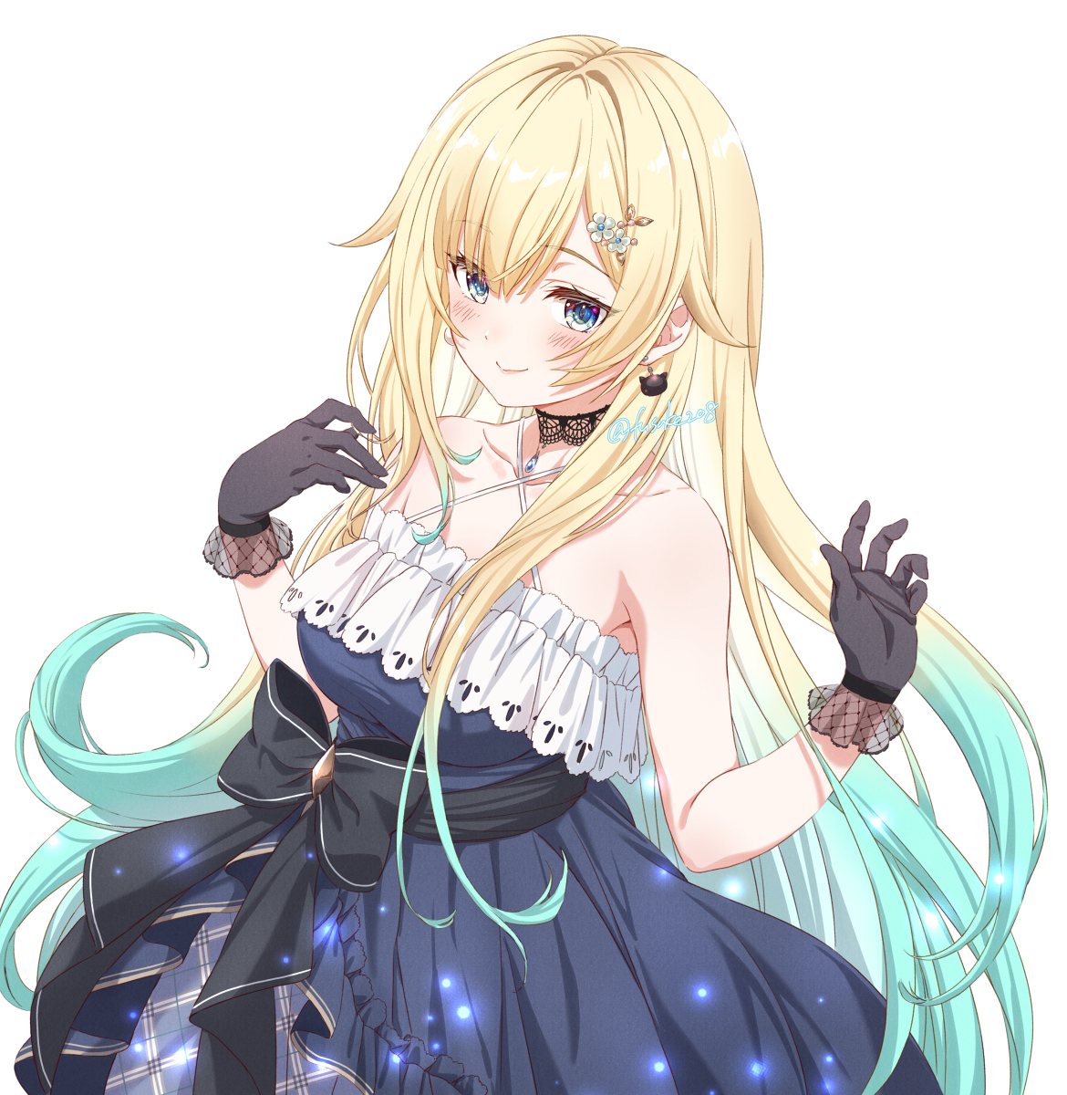 This is a pixiv picture whose title is 藍沢エマさん.