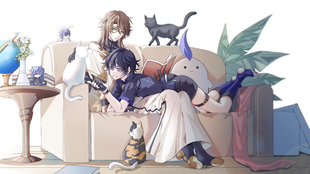 This is a pixiv picture whose title is ✨🐱.