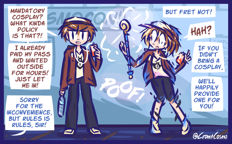 This is a pixiv picture whose title is CosmoCon 2023 (Cosplay TG!).
