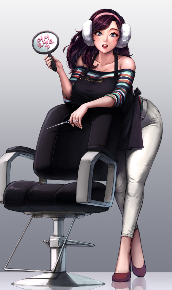 This is a pixiv picture whose title is 어서오세요!.