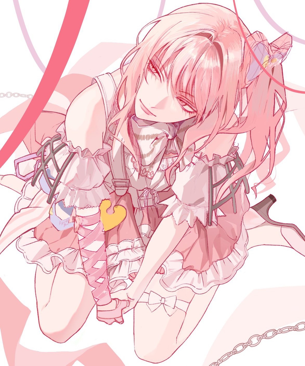 This is a pixiv picture whose title is 🎀.