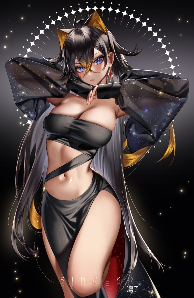 This is a pixiv picture whose title is Dehya.