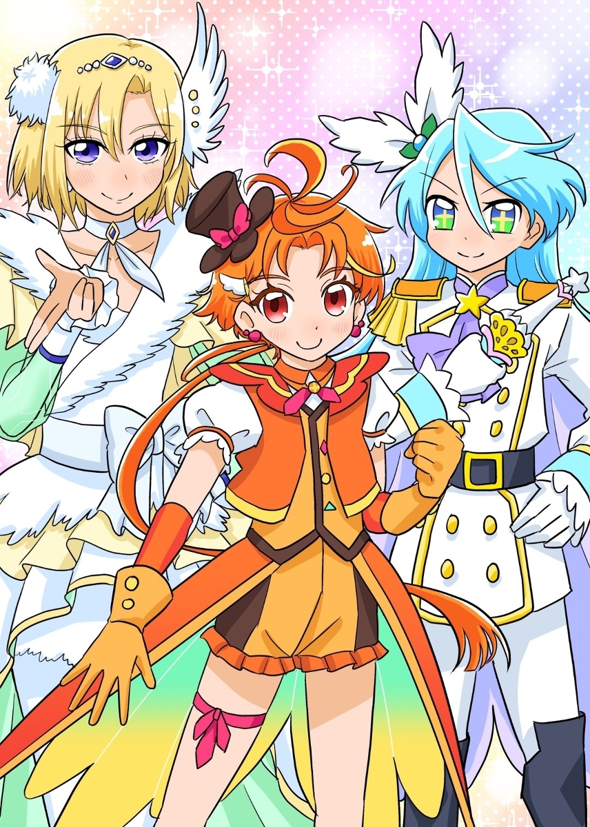 This is a pixiv picture whose title is 男の子プリキュアチーム.