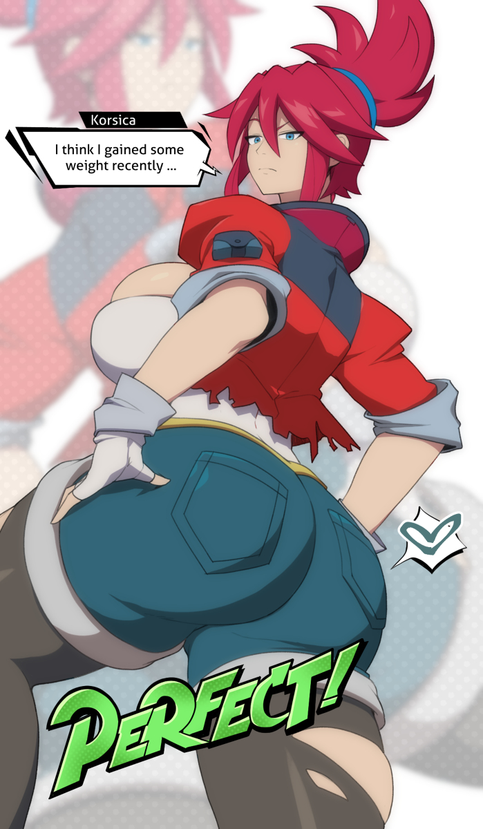 This is a pixiv picture whose title is Thicc Korsica.