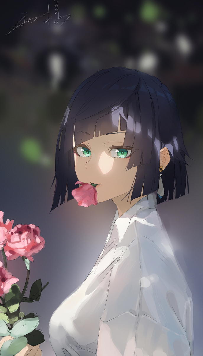 This is a pixiv picture whose title is 12 夜兰.
