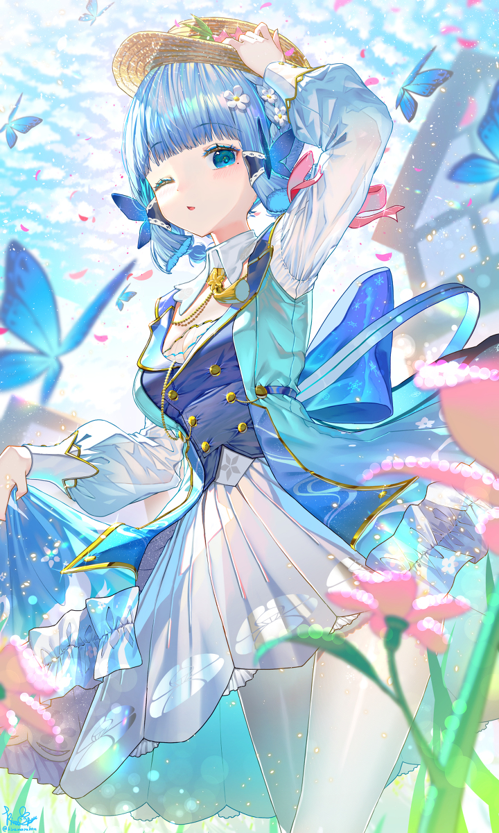 This is a pixiv picture whose title is 綾華🌸.