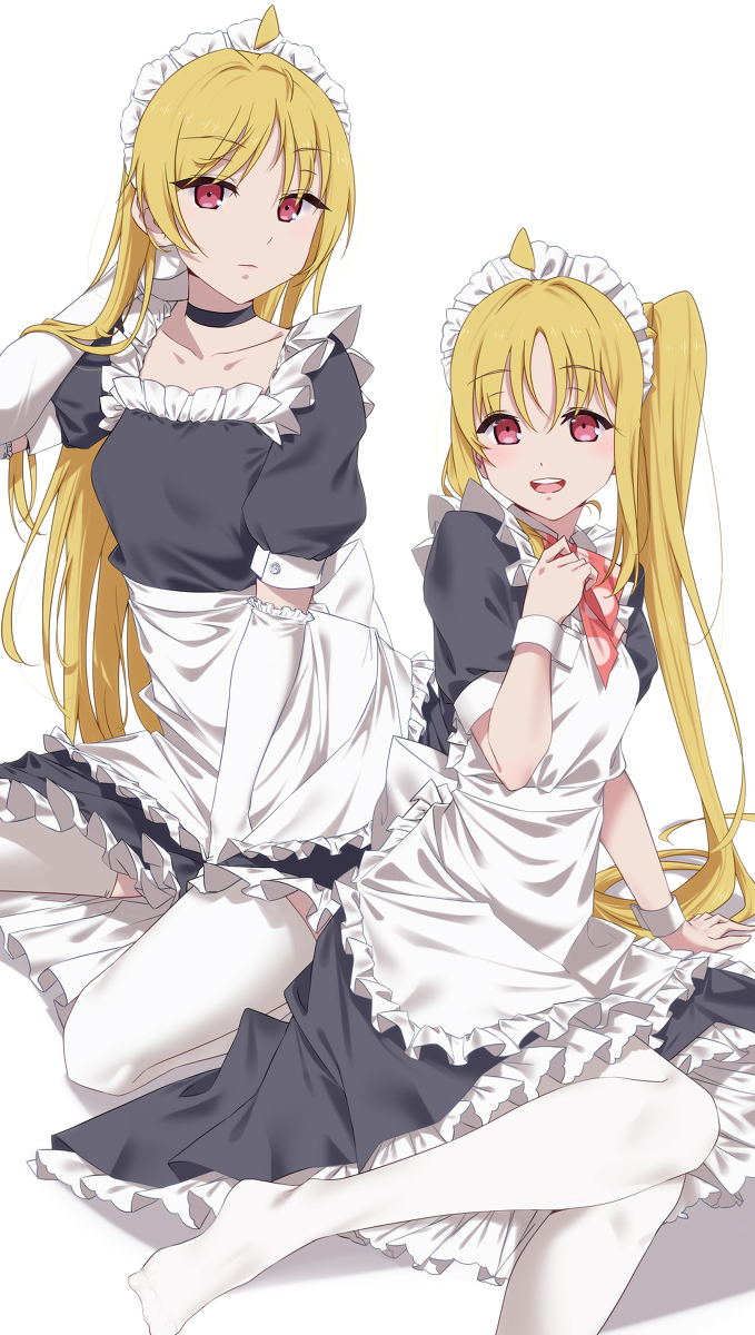 This is a pixiv picture whose title is 伊地知姉妹.