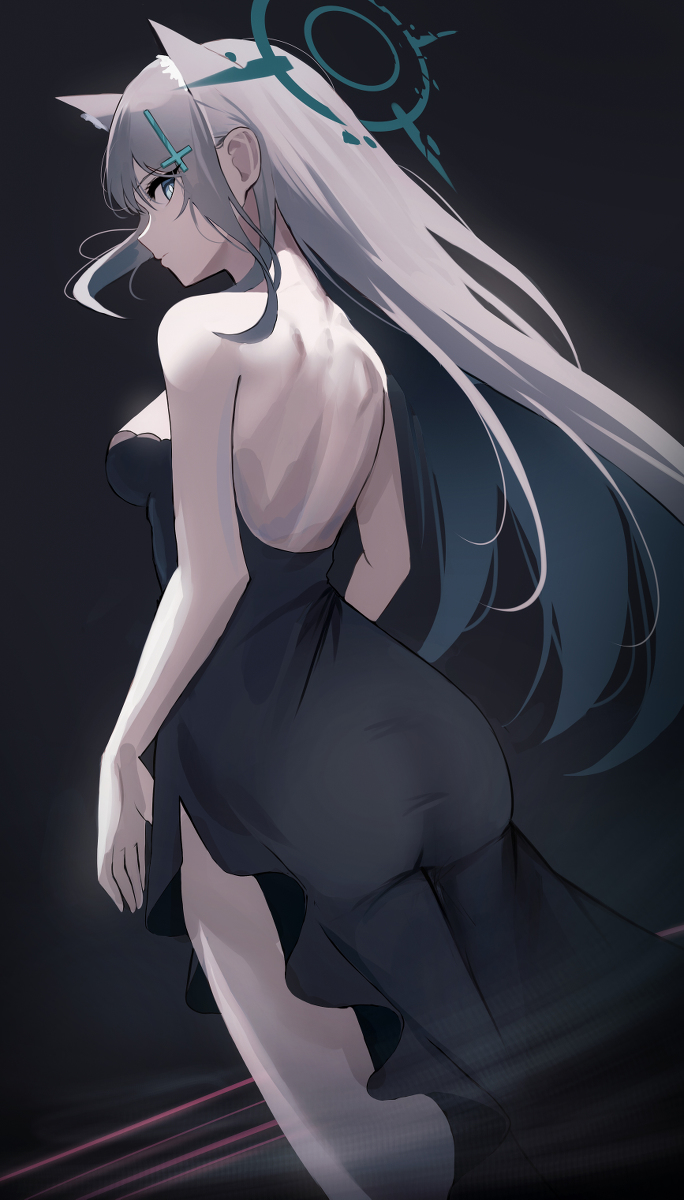 This is a pixiv picture whose title is 黑化シロコ.