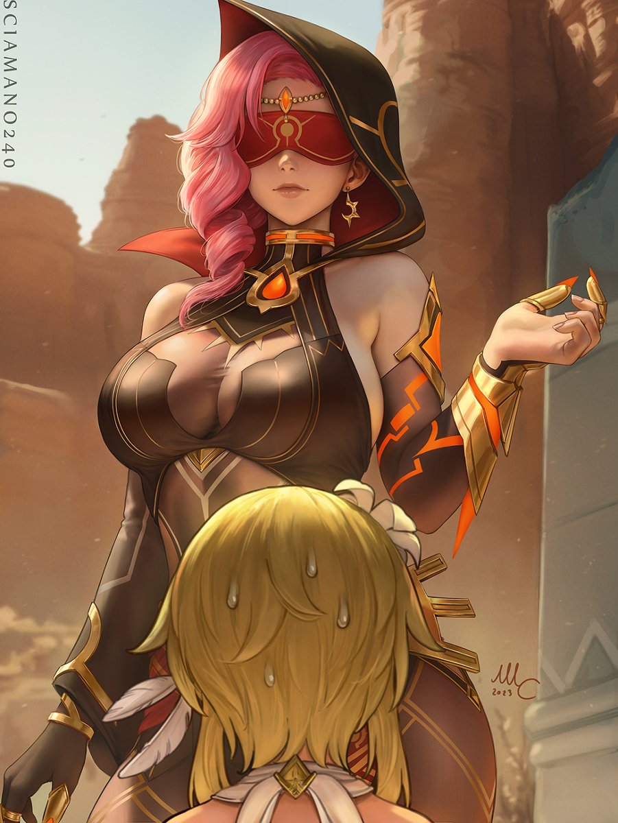 This is a pixiv picture whose title is Babel - Genshin Impact.