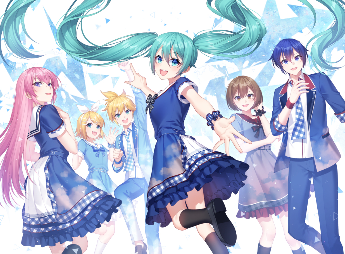 This is a pixiv picture whose title is VIRTUAL SINGER.