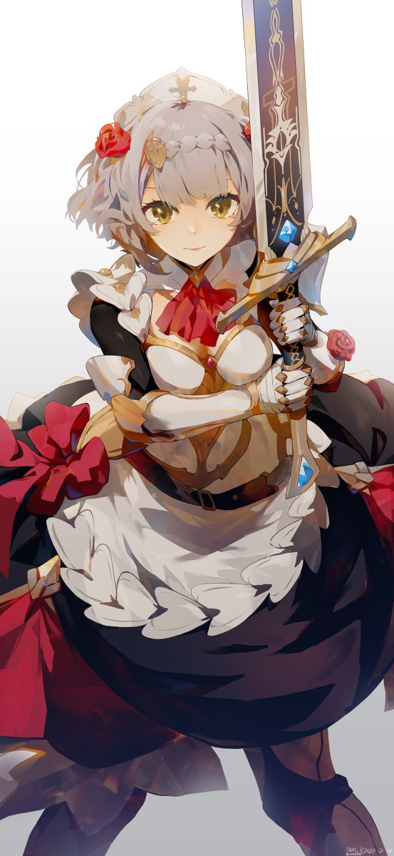 This is a pixiv picture whose title is 骑士的风度:D.