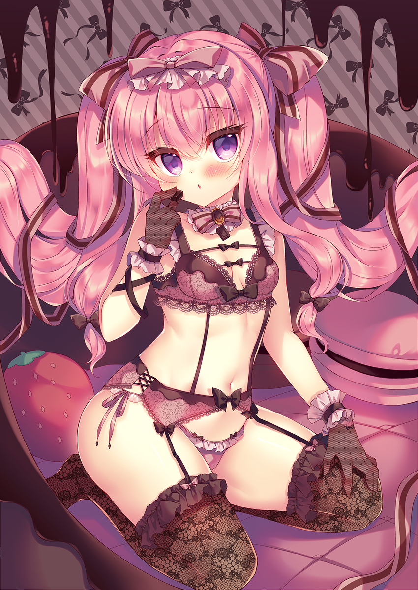 This is a pixiv picture whose title is 🍫.