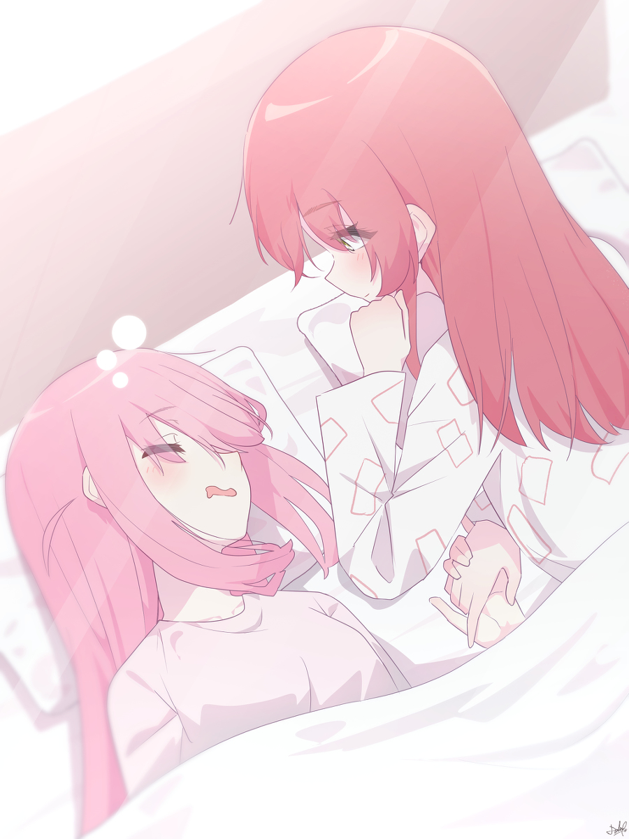 This is a pixiv picture whose title is 朝.
