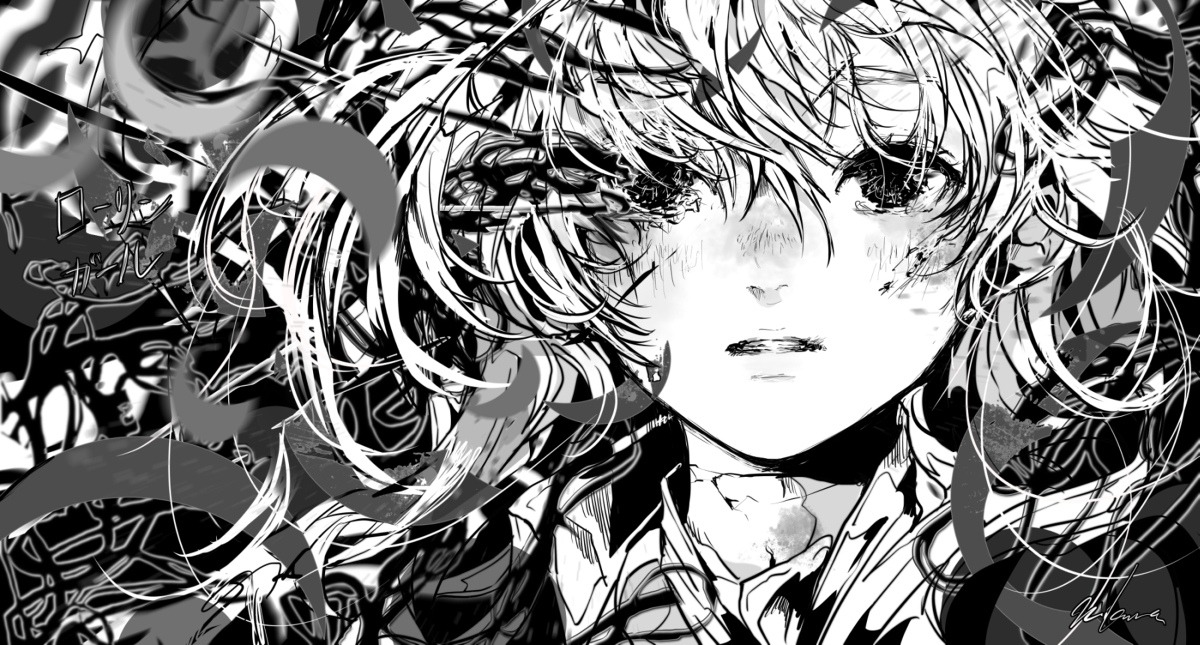 This is a pixiv picture whose title is ローリンガール.