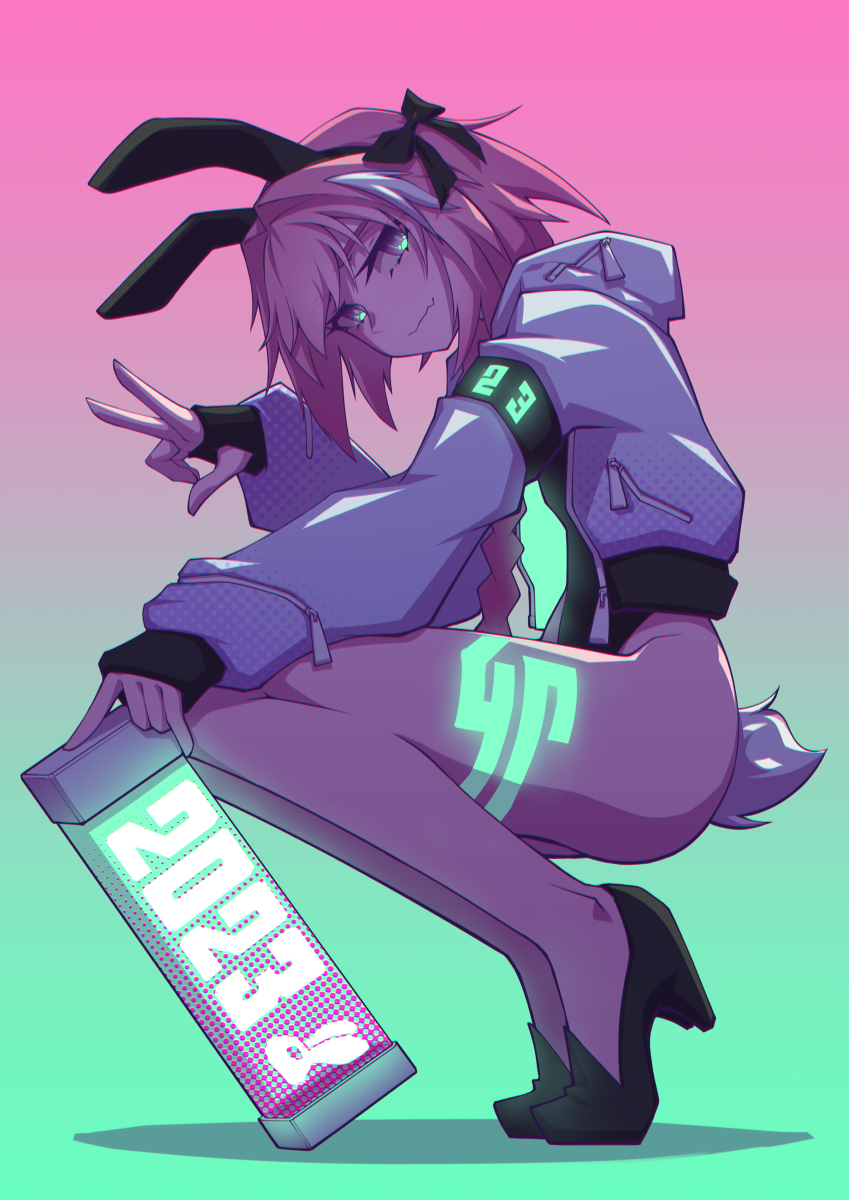 This is a pixiv picture whose title is 卯.