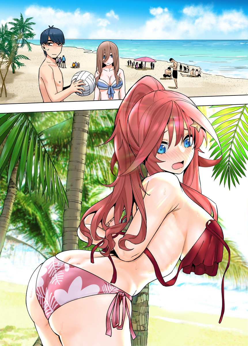 This is a pixiv picture whose title is ビーチ.