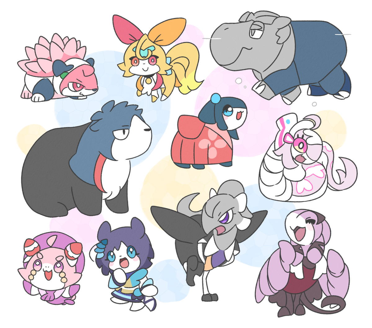 This is a pixiv picture whose title is にじっこどうぶつ その41.