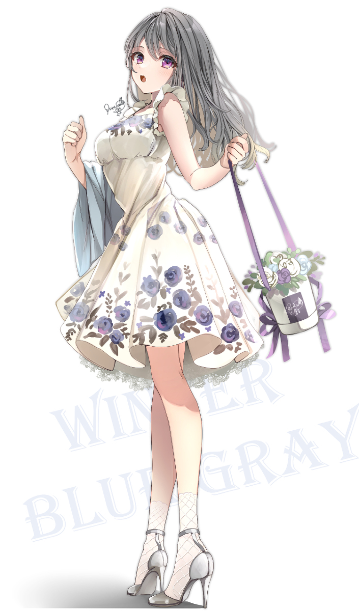 This is a pixiv picture whose title is お気にワンピ.