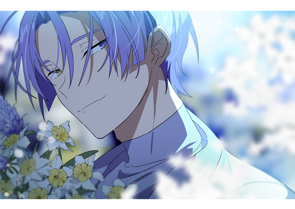 This is a pixiv picture whose title is 花.